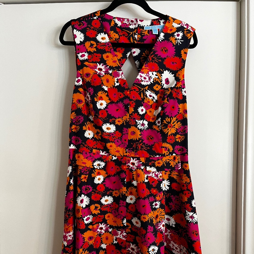 Draper James Floral Love Circle Dress with Back Cutout